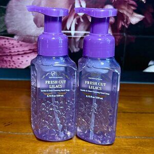 2 for $30 SALE - NEW 2-Pc BBW FRESH CUT LILACS Foaming Hand Soap 8.75oz 2-Pc